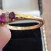 Secondhand 18ct Yellow Gold Ruby & Diamond Ring