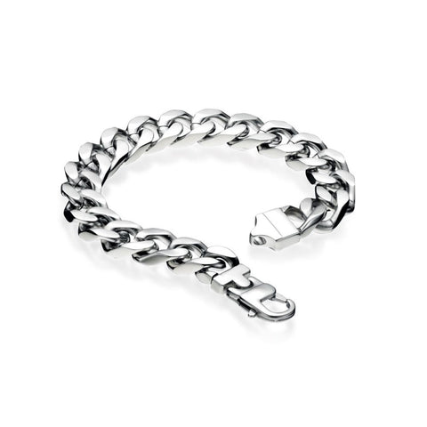 Heavyweight Stainless Steel Curb Bracelet