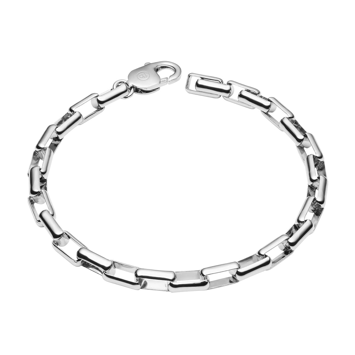 Sterling Silver Box Link Bracelet