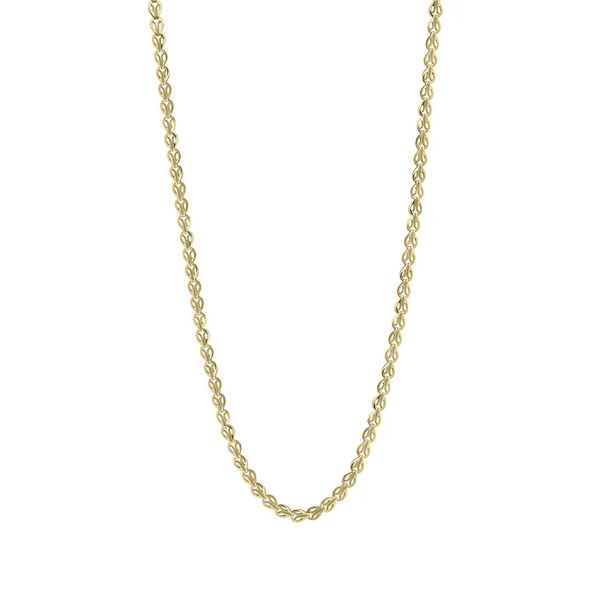 9ct Yellow Gold Stampato Link Necklace