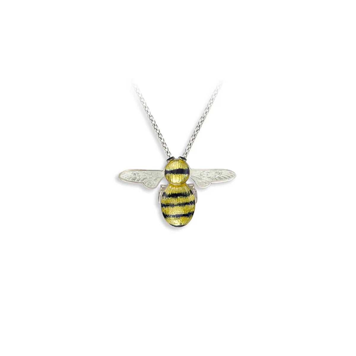 Nicole Barr Enamel Bumble Bee Pendant