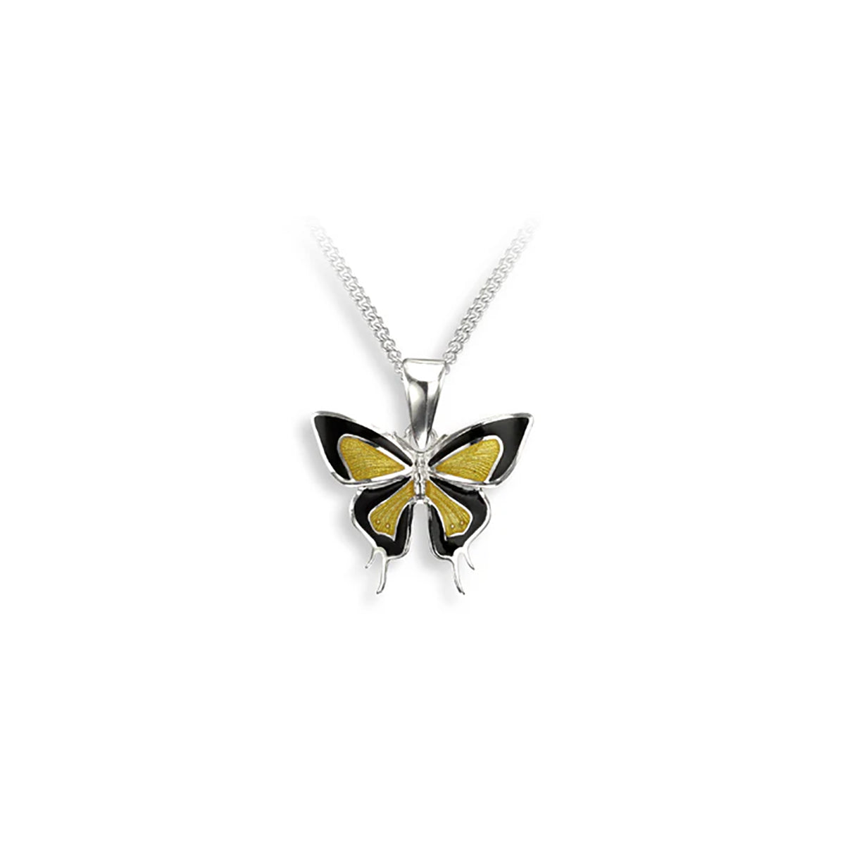 Nicole Barr Enamel Butterfly Pendant