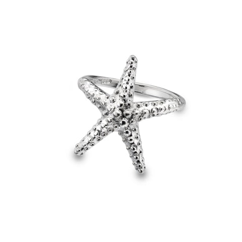 Sterling Silver Starfish Ring