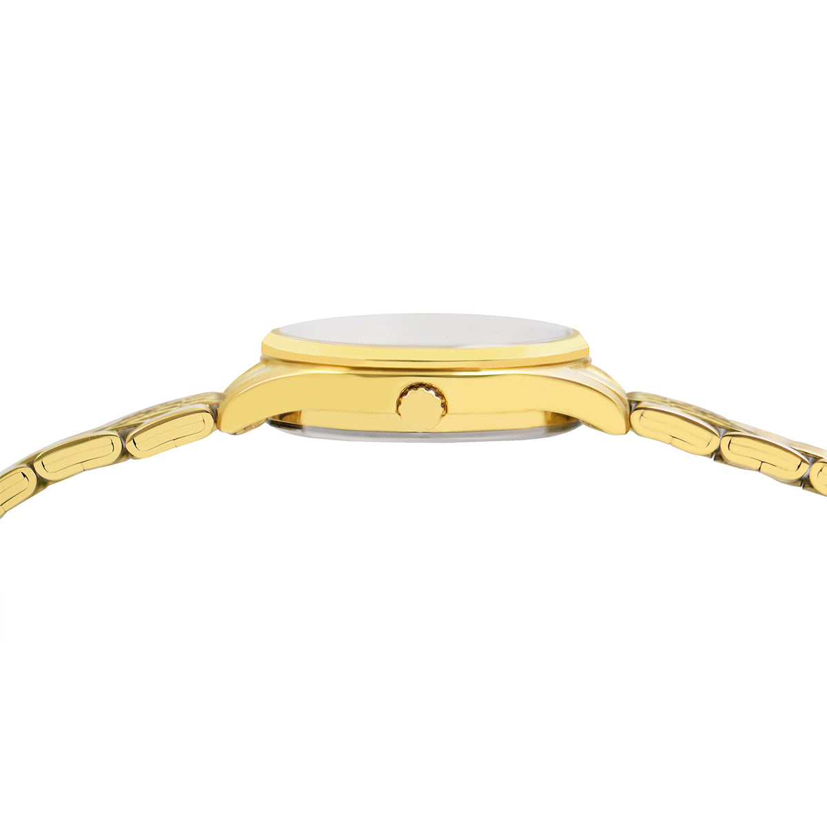 Lorus Ladies Champagne Sunray Dial Gold Tone Watch RG208ZX9