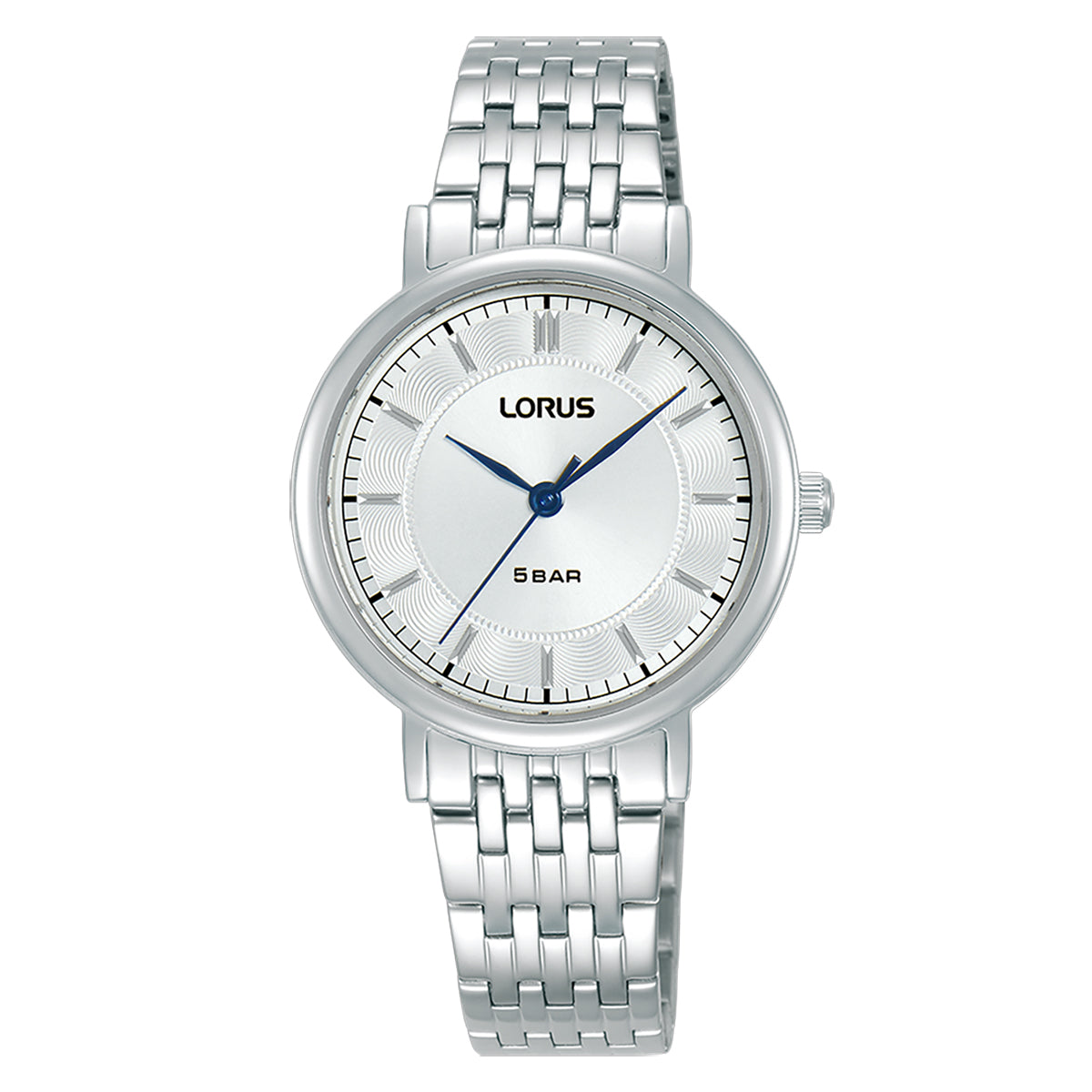 Lorus Ladies Silver Sunray Watch RG217XX9