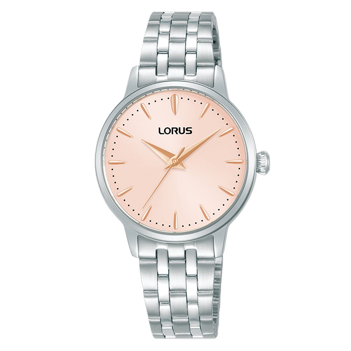 Lorus Ladies Pink Dial Watch RG319XX9