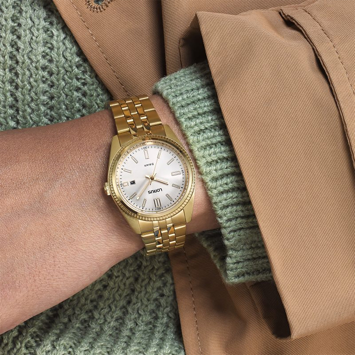 Lorus Ladies Gold Tone Watch RJ284BX9