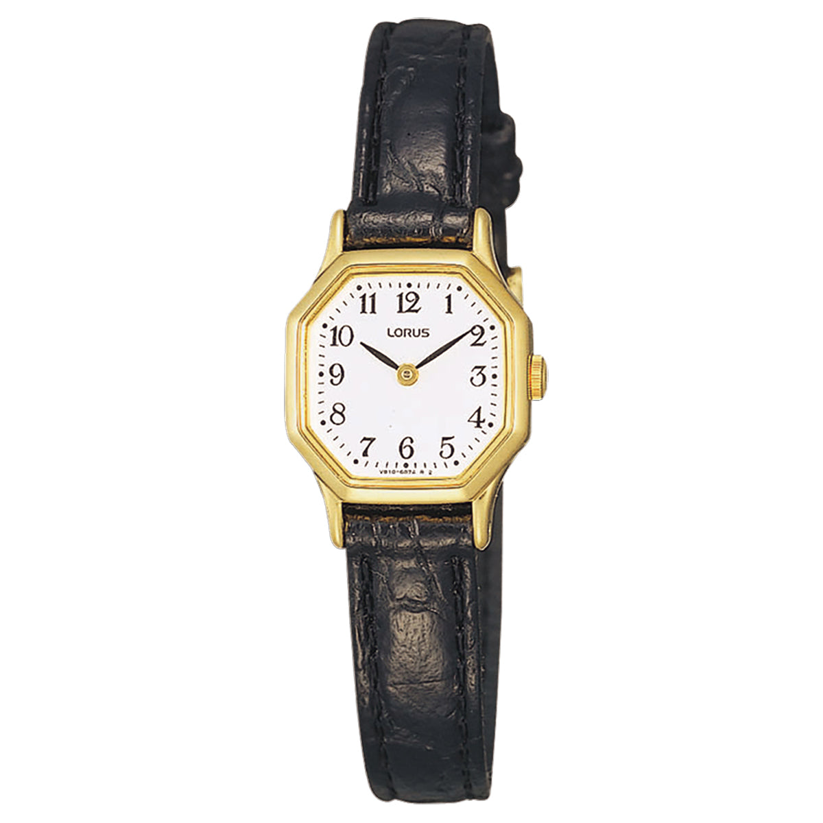 Lorus Ladies Gold Tone Octagon Watch RJ472BX9