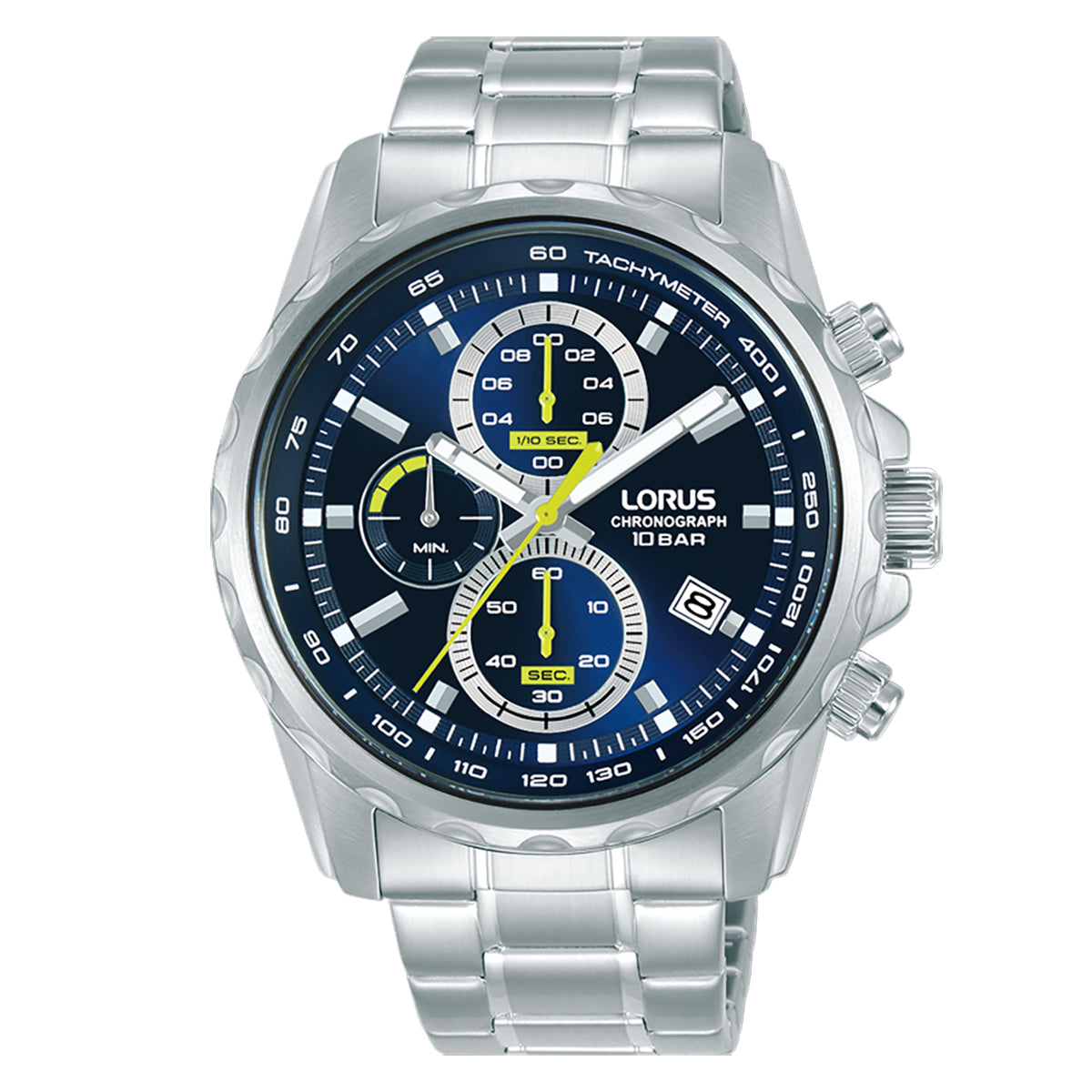 Lorus Men's Blue Chronograph Watch RM373JX9