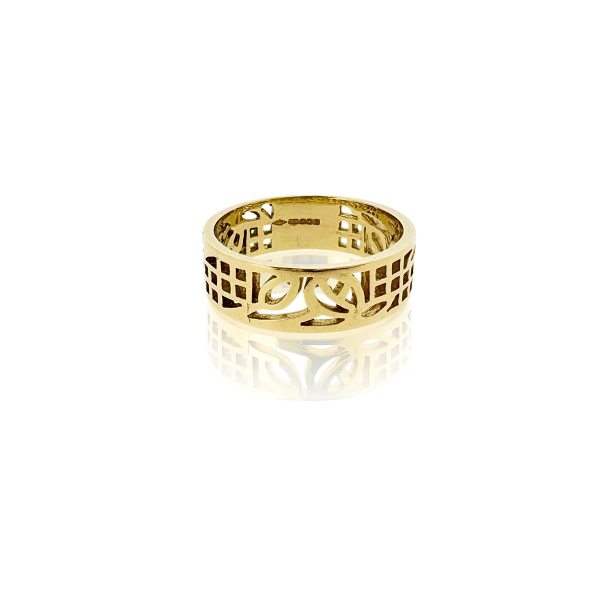 Secondhand 9ct Yellow Gold Rennie MacIntosh Ring