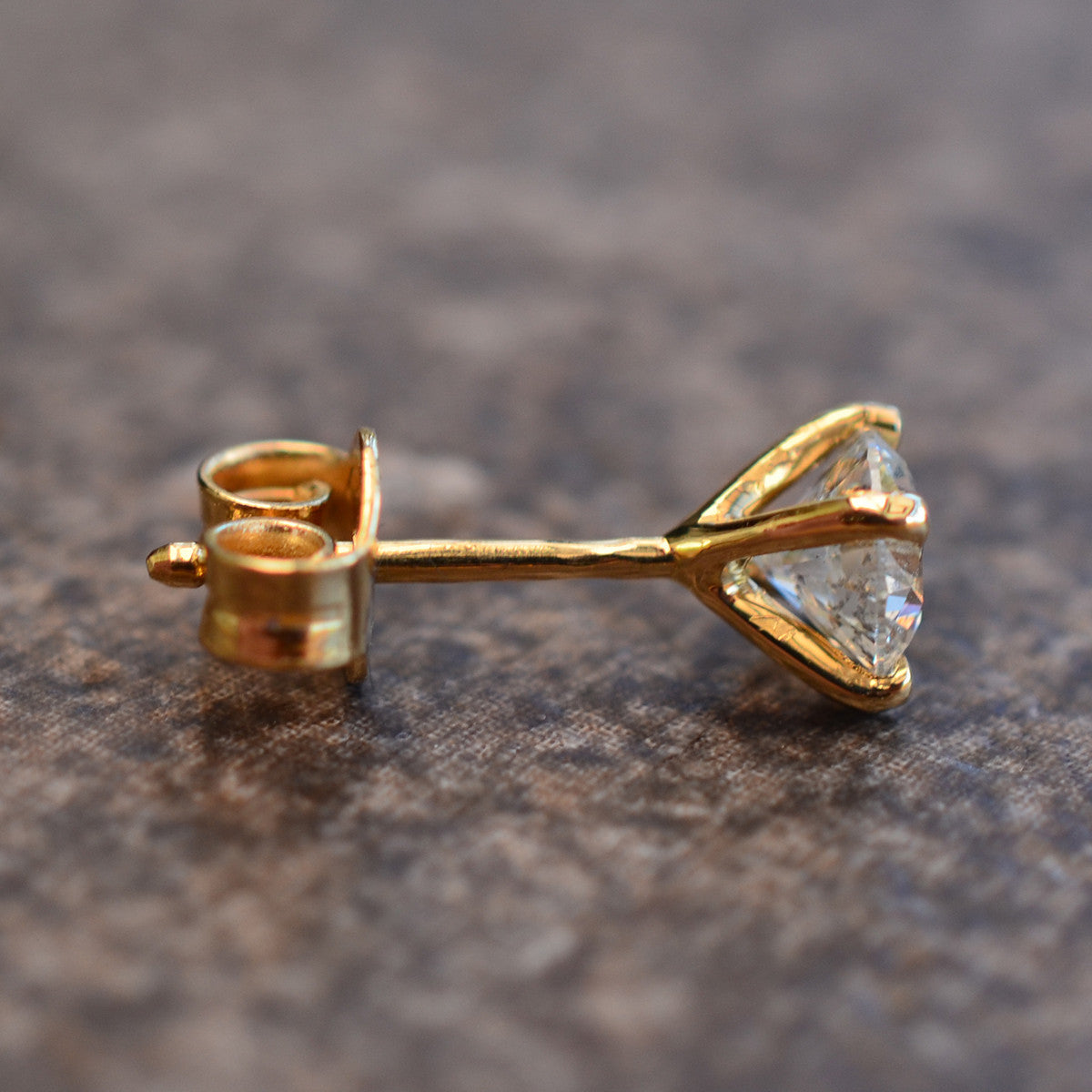 18ct Yellow Gold 1.00ct Diamond Earrings