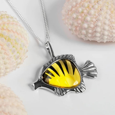 Sterling Silver AngelFish Necklace
