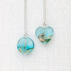 Beach Art Glass - Turning Tides Heart Necklace