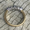 18ct Yellow Gold Sapphire & Diamond Eternity Ring