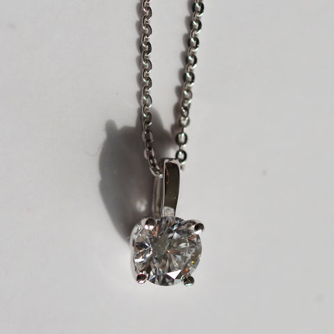 Lab Grown Diamond Pendant Necklace