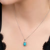 Sterling Silver and Turquoise Tortoise Necklace
