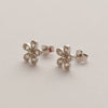 Sterling Silver & Cubic Zirconia Daisy Stud Earrings